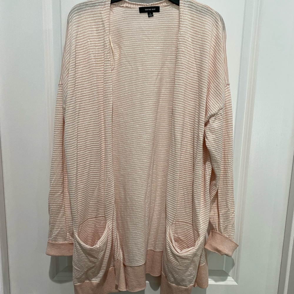 Verve Ami cardigan sweater, Sz L